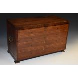 A 'George III' mahogany table cabinet,