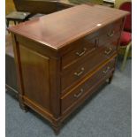 A Willis and Gambler chest of two short above one long drawer,