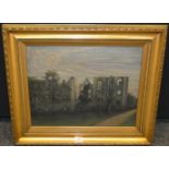 J Butler (20th Century), Hardwick Hall oil on canvas,
