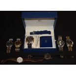 Watches - an Accurist official England chronograph wristwatch, FA433,