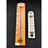 A Victorian thermometer, J Long, Eastcheap,