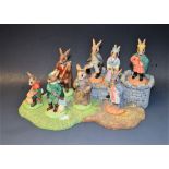 A Royal Doulton Robin Hood Bunnykins collection,