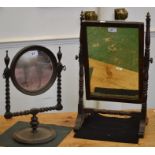 Two 19th century dressing mirrors
