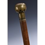 A 19th century gentleman's self-defence siren cane,