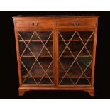 A 19th century mahogany bookcase,