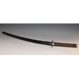 A Japanese katana, 63.