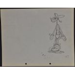 Art Work - Walt Disney Studios , 1935 - an original production drawing, Goofy,