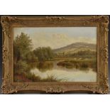 W Reeves The Bredon Hills, From the Avon bears signature, inscribed to verso, oil on canvas,