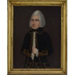 German School (18th century) Portrait of Joham Jacob, Nettelbladt oil on canvas,