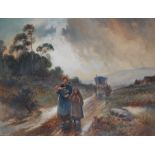 James Walter Gozzard (1888 - 1950) The Wanderers signed, titled, watercolour, 33.