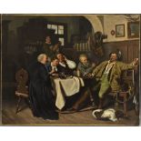 Eduard Theodor Ritter von Grützner (1846 - 1925) Jolly Tavern Scene signed, oil on canvas,