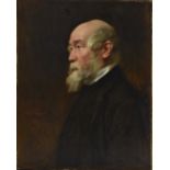 Sir George Reid (Scottish 1841 - 1913) Portrait of an Elderly Gentleman monogrammed, dated 1880,