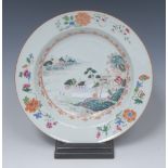 An 18th century Chinese Export porcelain circular dish,