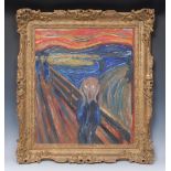 After Edvard Munch The Scream oil on canvas,