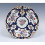 A Worcester shaped circular dessert plate,