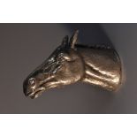 An early 20th century electro-plated novelty bottle opener, cast as the head of a horse, 9.