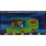 Art Work - Hanna Barbera Studios 1969 - Scooby Doo - an original Pan Production Cel with original