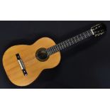 A late 19th century Spanish cypress pine flamenco guitar, 48.