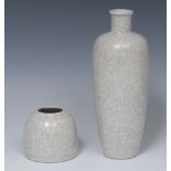 A Chinese crackle glaze longquan celadon taibai zun, 7.