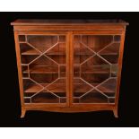 A 19th century mahogany bookcase,