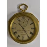 An Anglo-Indian ormolu pendulum dial clock,