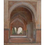 F** B** Walsh (early 20th century) Alhambra signed, titled, dated 04, oil on canvas,