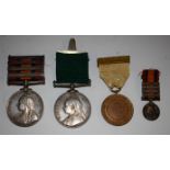 Medals, Boer War, Queens South Africa Medal, awarded to Civ. Surg.