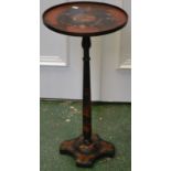 A 19th century Chinese lacquer wine table