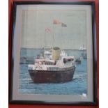 WW Gomme The Royal Yacht signed,