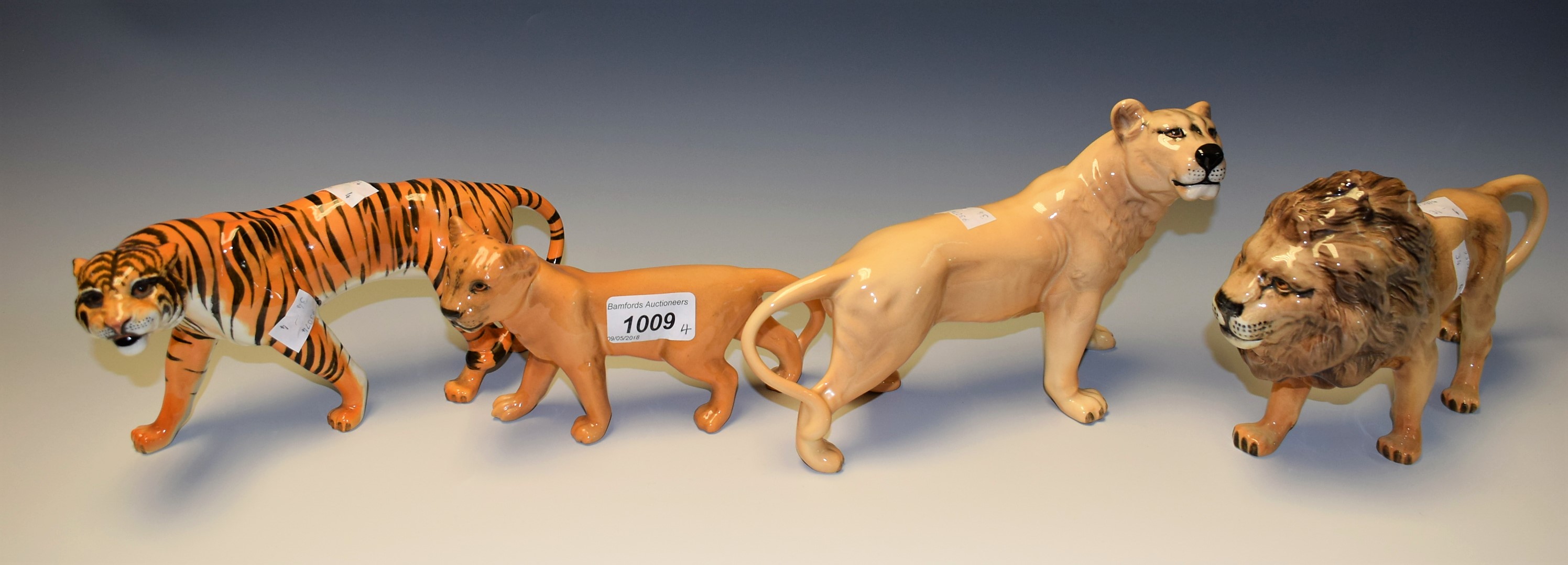 Beswick ceramic model of a Lion; others, Lioness,