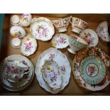 Ceramics - Royal Crown Derby Posies rectangular pin dish; others,