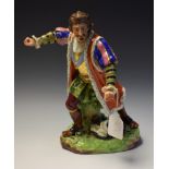 A Derby figure, of Edmund Kean as Richard III,