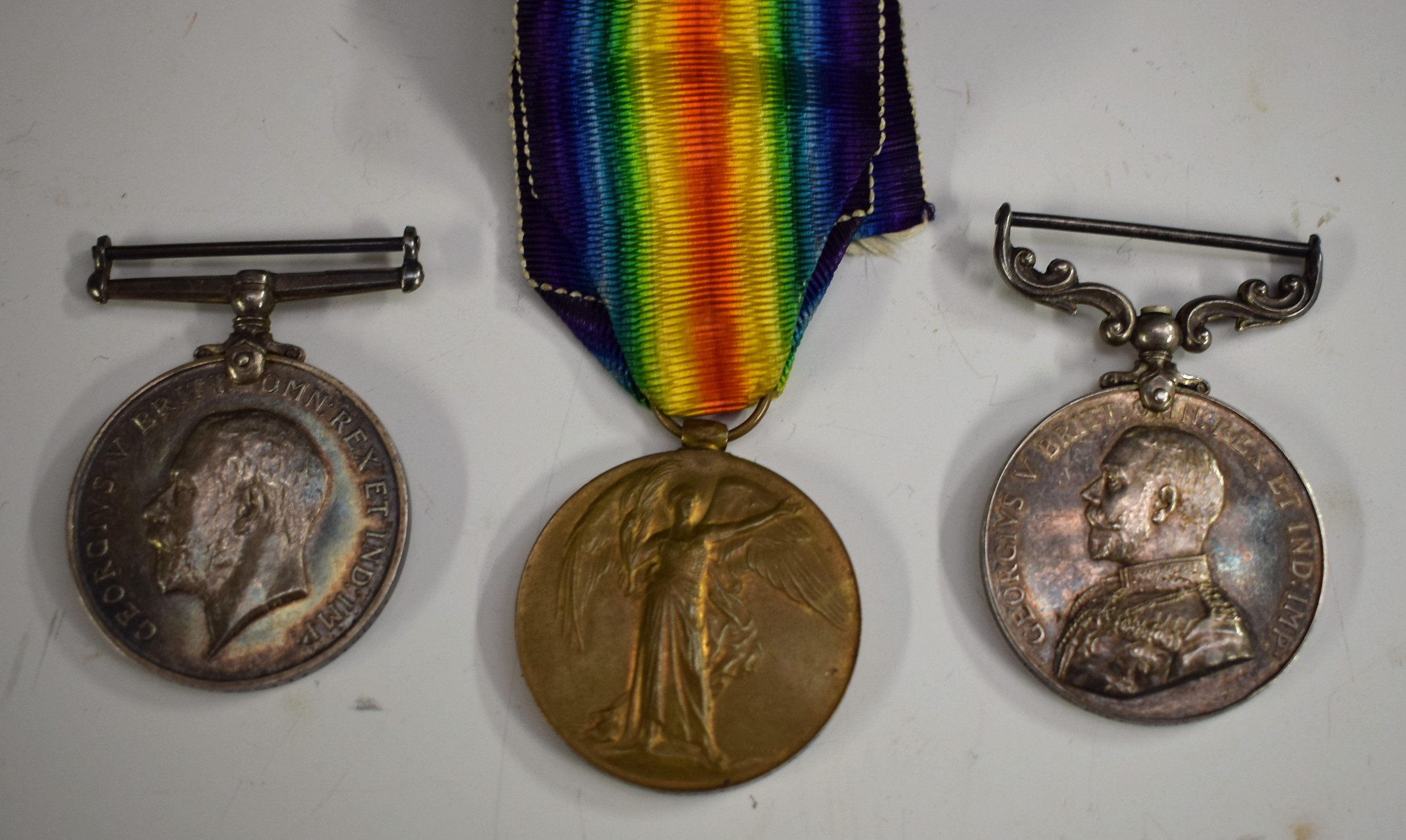 Medals, WW1, Scots Guards Military Medal, group of three, Military Medal,