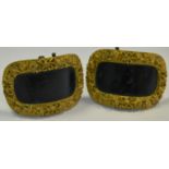 A pair of 19th century gilt metal shoe buckles