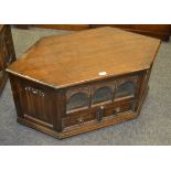 An Old Charm style canted side cabinet