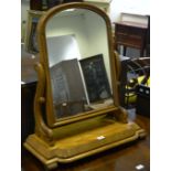 A Victorian mahogany dressing mirror, c.