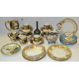 Oriental Ceramics - a Noritake coffee service comprising of coffee cans, saucers, milk jug,
