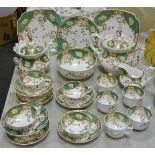 An Alcock part tea service pattern no.