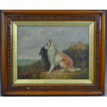 **Lascar (19th century) Two Terriers oil on canvas,