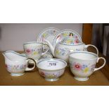 Ceramics - a Susie Cooper tea for two set,