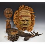 Tribal Art - an interesting collection of weapons and artefacts,