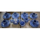 A novelty miniature Kitten fifteen piece novelty tea set