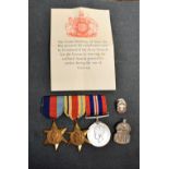 Medals - World War Two, a set of three 1939-45 Star, Africa Star,