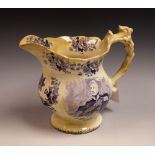 Royalty - A William IV Rococo Revival Royal commemorative pottery jug,