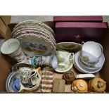 Ceramics - a Royal Doulton Brambly Hedge teacup, saucer and tea plate,