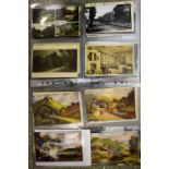 Postcards - a collection of Derbyshire postcards,