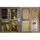Postcards - collection of military postcards, mainly WWI,