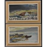 Battle (Irish 20th century) A pair, Glendowan and Marble Strand, Donegal signed, oil on hardboard,