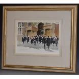 John Yardley Examination Schools Oxford signed, watercolour, 24cm x 34cm,