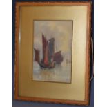 H Kingsford A Venetian Lagoon signed with monogram, dated 90, watercolour,